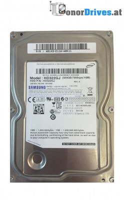 Samsung HD322GJ - SATA - 2011.08 - 320 GB